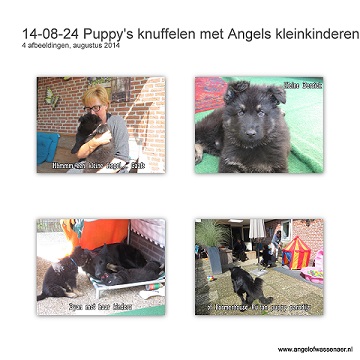 In Friesland knuffelen met Angels kleinkinderen